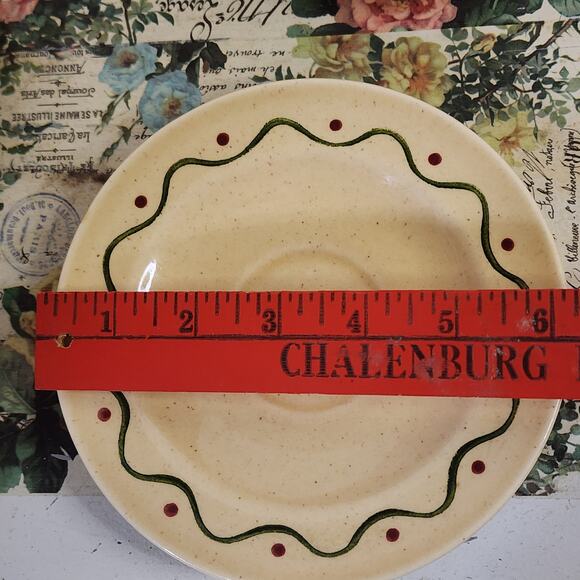 Metlox Poppytrail California Provincial Cups Saucers Set of 3 Hand Painted - Picture 7 of 7